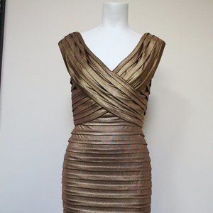 Bronze Bandage Dress Melanie Lyne x B.A. Nites